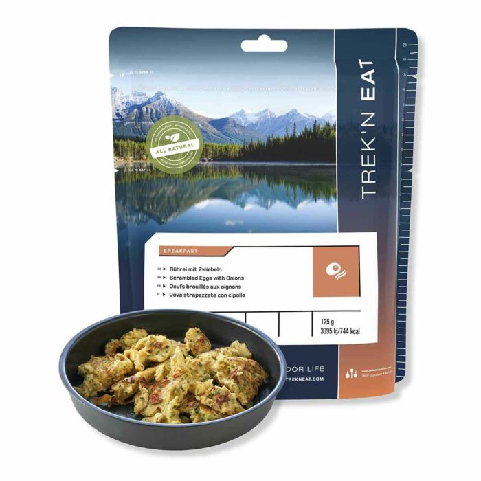 HUEVOS REVUELTOS CON CEBOLLA 125GR TREK´N EAT