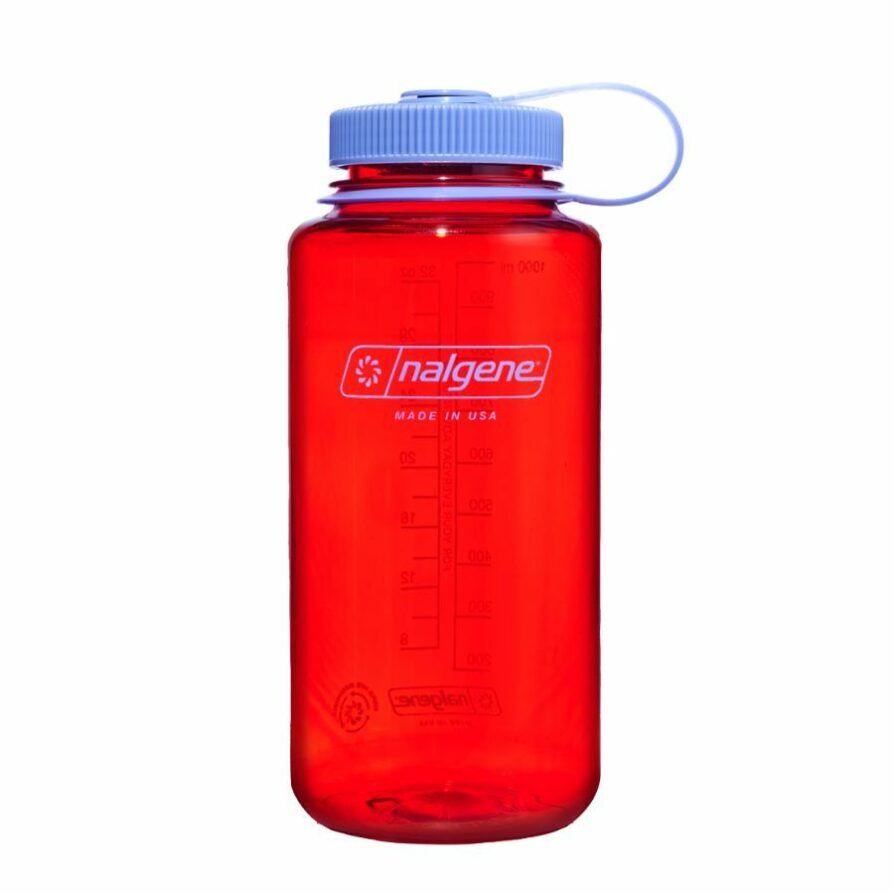 BOTELLA REUTILIZABLE NALGENE 1L BOCA ANCHA NARANJA