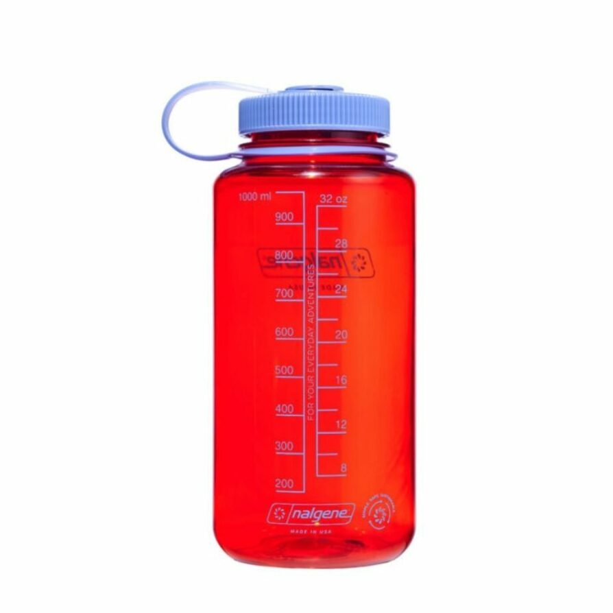 BOTELLA REUTILIZABLE NALGENE 1L BOCA ANCHA NARANJA - Imagen 2