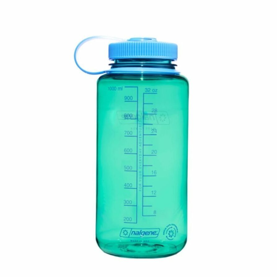 BOTELLA REUTILIZABLE NALGENE 1L BOCA ANCHA ESMERALDA - Imagen 2