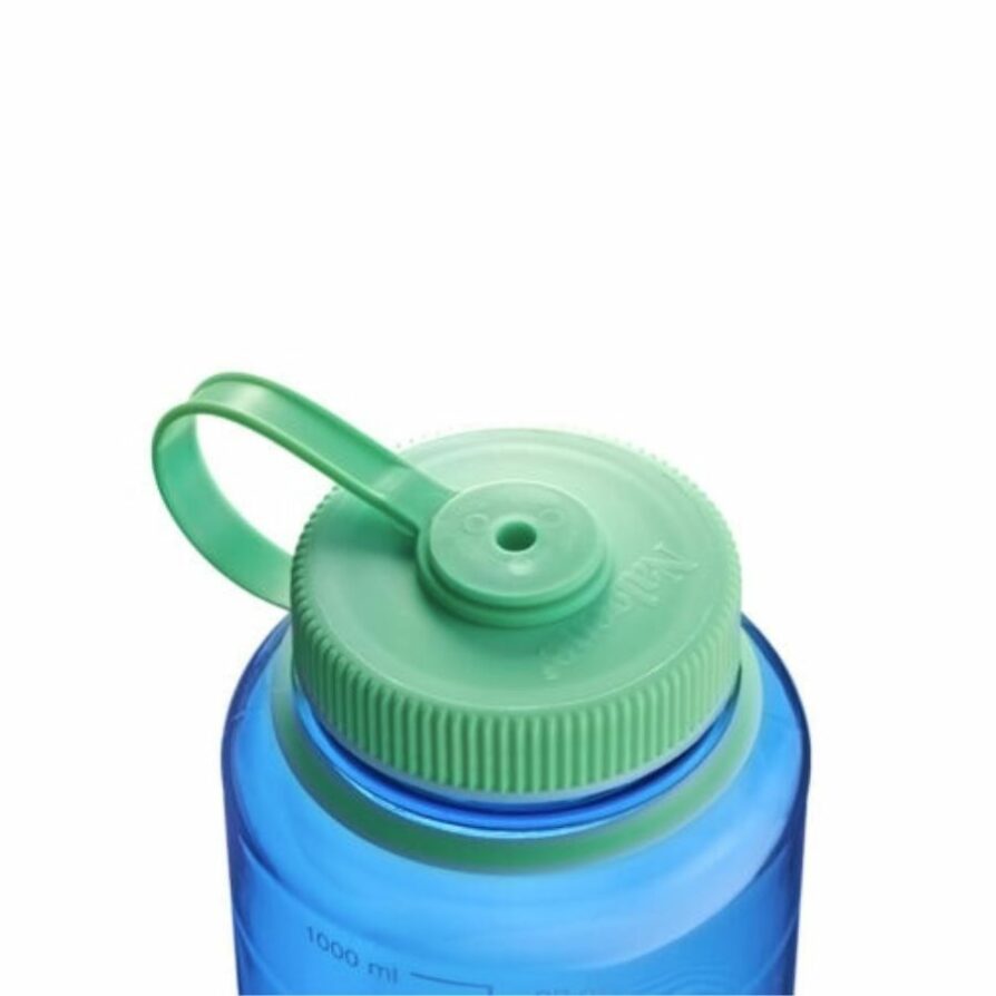 BOTELLA REUTILIZABLE NALGENE 1L BOCA ANCHA AZUL CLARO - Imagen 3