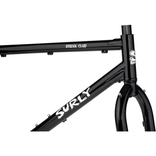 SURLY BRIDGE CLUB MTB FRAME KIT, 26+/27.5+/700C, XS, TREVOR´S CLOSET BLACK