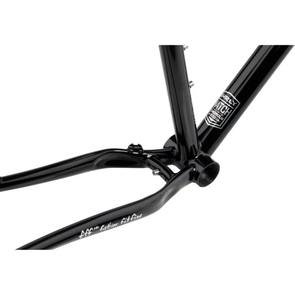SURLY BRIDGE CLUB MTB FRAME KIT, 26+/27.5+/700C, XS, TREVOR´S CLOSET BLACK
