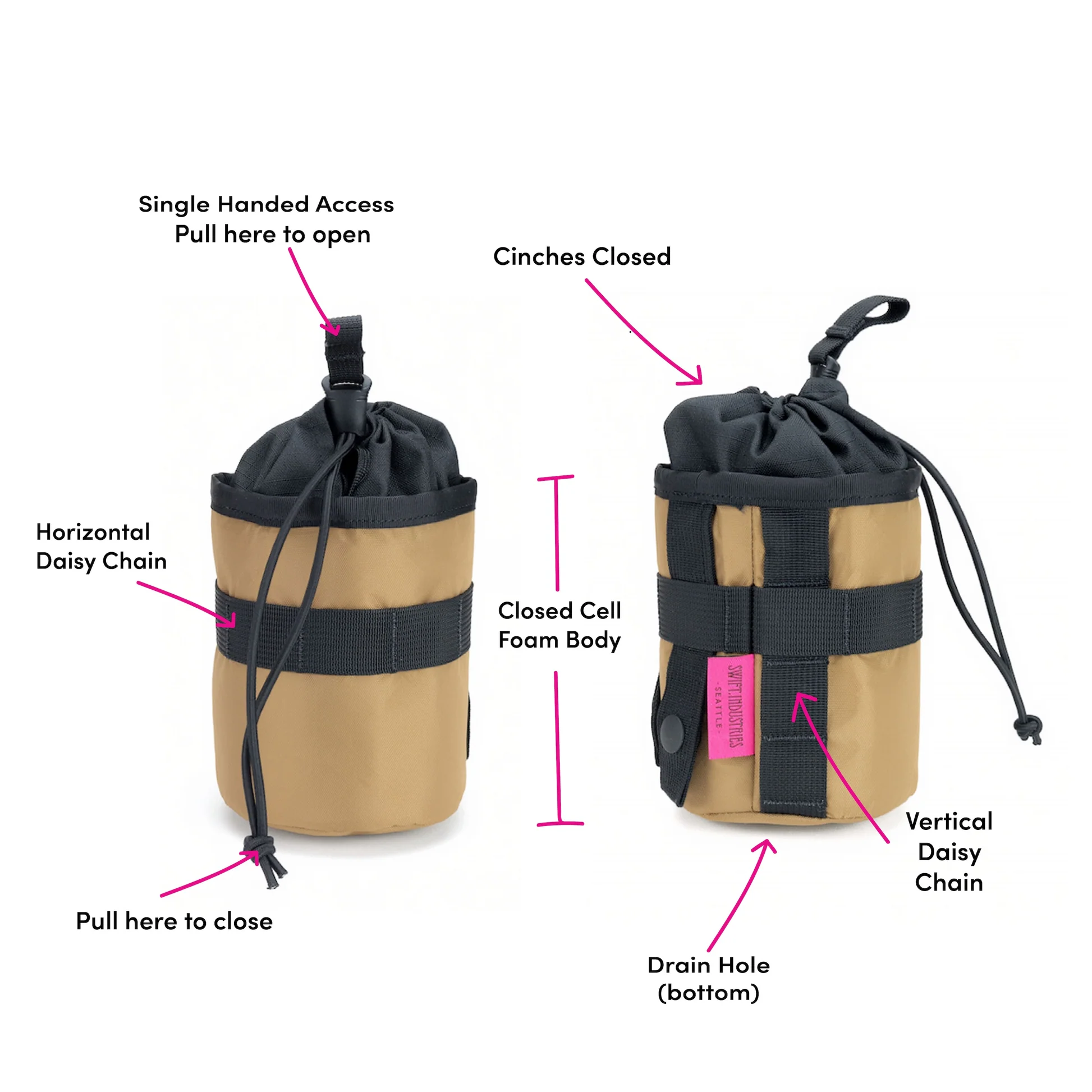 SWIFT INDUSTRIES SIDEKICK STEM POUCH - Imagen 2