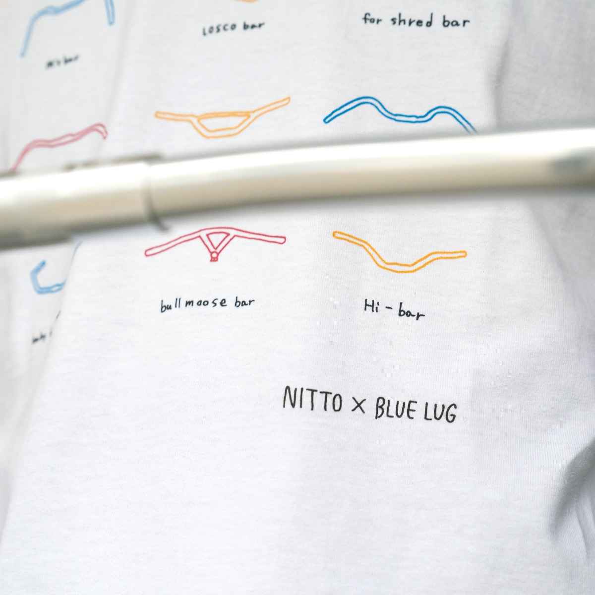 BLUE LUG NITTO HABLDLEBAR CAMISETA MANGA CORTA BLANCA TALLA M - Imagen 7