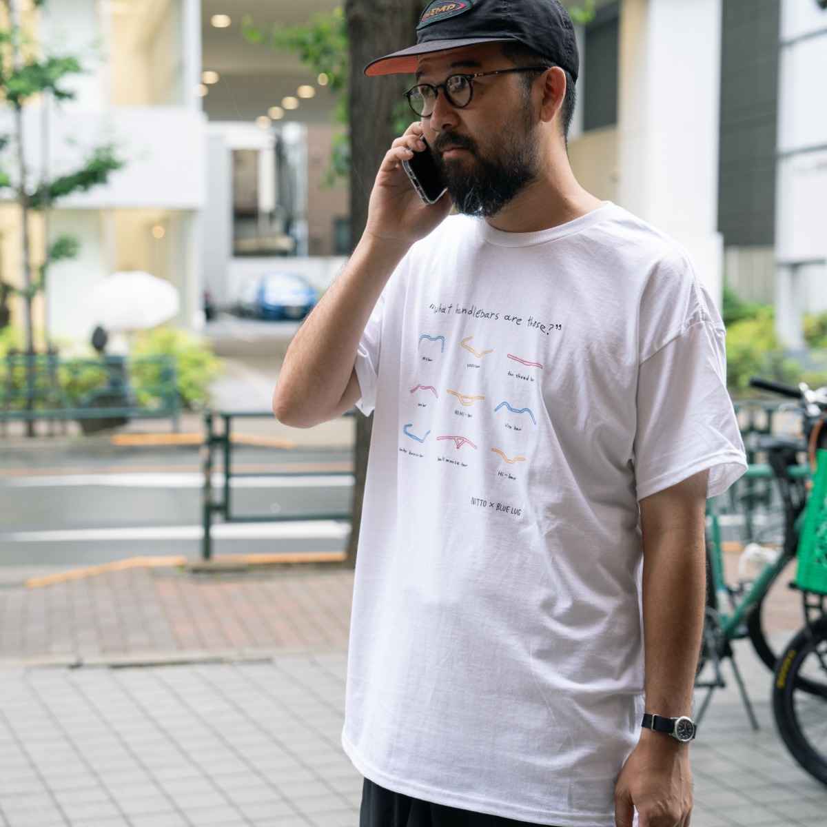 BLUE LUG NITTO HABLDLEBAR CAMISETA MANGA CORTA BLANCA TALLA M - Imagen 8