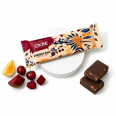 ENERGY BAR  OKRE LEMON BEET CHERRY